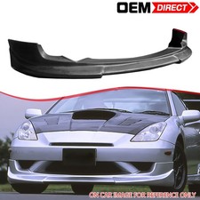 Fits 03-05 Toyota Celica C1-style Pu Front Bumper Lip Spoiler Splitter Unpainted