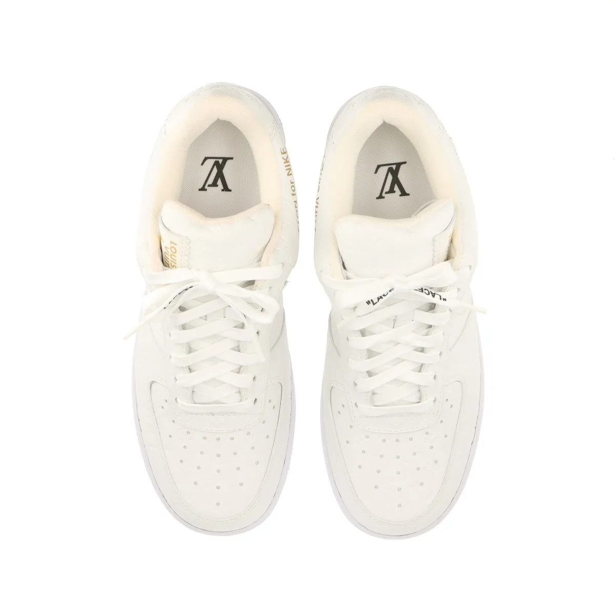 Vuitton x Nike AIR FORCE 1 22 years Leather Sneakers 6.5