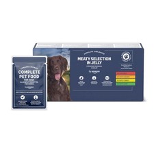 by Amazon Complete Wet Food for Adult Dogs, Meat Selection In Jelly, 4.8 kg (... 3.82 per kilo