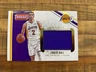 2017-18 Panini Threads Box Topper Rookie Lonzo Ball RC Game Used Jersey Jumbo