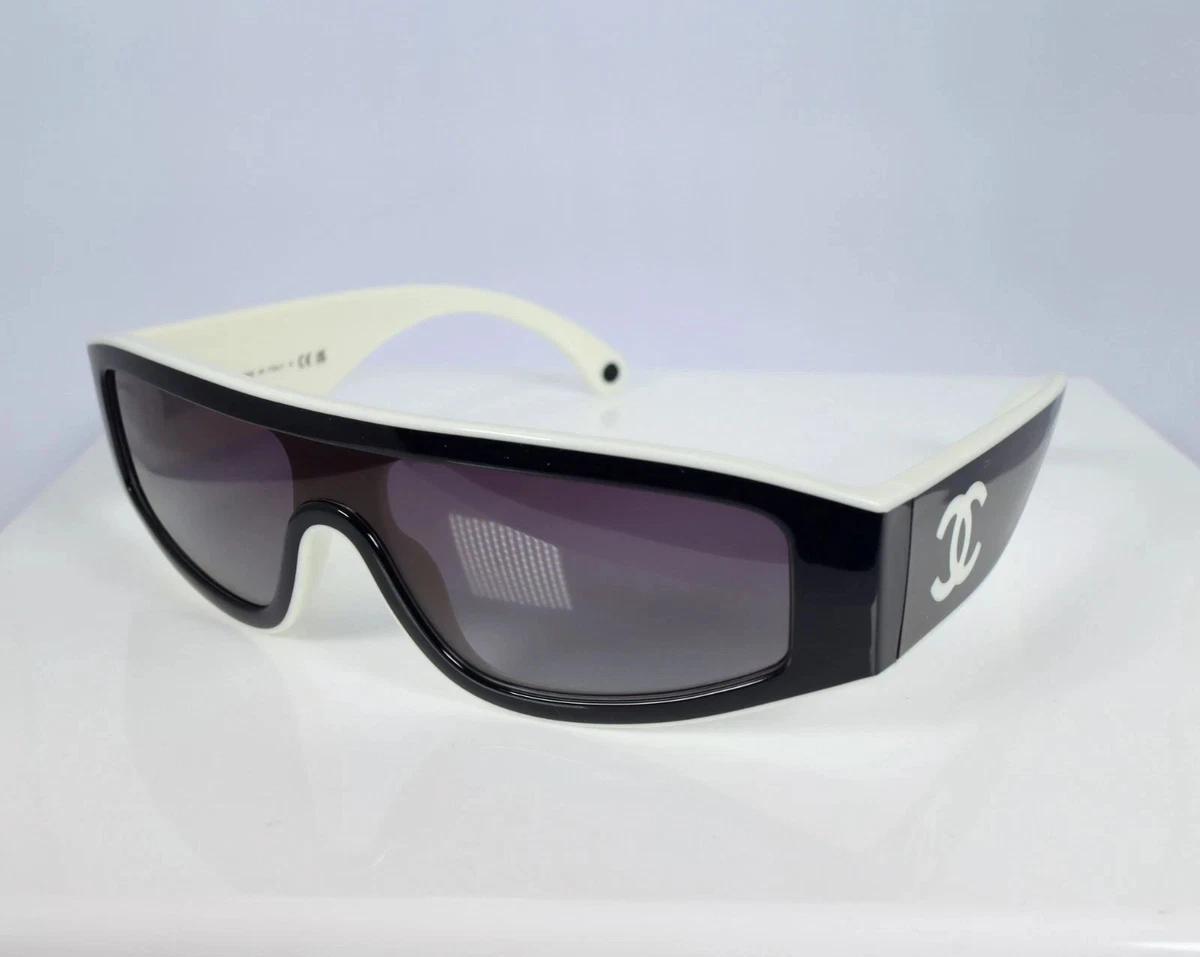 CHANEL Shield Plastic Frame Sunglasses for Women for sale | eBay