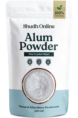 Alum Powder 250g Fitkari Powder Natural Skin Care Multi Use Herbal Mineral