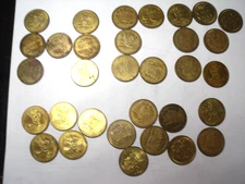 H-E-B BUDDY ARCADE TOKENS  THIRTY-TWO TEXAS  2 TOKENS