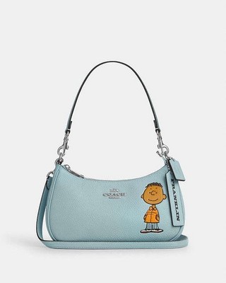 Coach X Peanuts Teri Shoulder Bag With Franklin CBJ80 Authentic | eBay