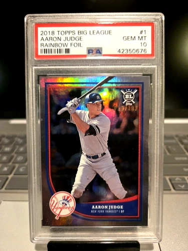 2018 Topps Big League #16/100 Aaron Judge Rainbow Foil #1 Gem Mt. The Animal. 62