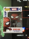 Funko Pop! Marvel Spider-Man Glitter #593 Diamond Special Edition with Protector