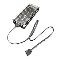 5V 3-Pin RGB 10 Hub Splitter SATA Power 3pin ARGB Adapter Extension Cable D