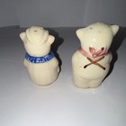 Vintage Ceramic Pig Salt & Pepper Shakers Set of 2 Glossy Decorative novelty — photo 3