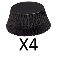 Fox Run Black Foil Baking Cups - Set of 32 St...
