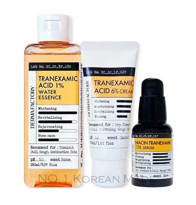 Derma Factory/Niacin Tranexamic Acid Serum30ml+Cream30m+Water Essence 150ml/NO.1