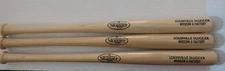 Lot of 3 Louisville Slugger Museum & Factory Wood Mini Baseball Bats 18 Inch