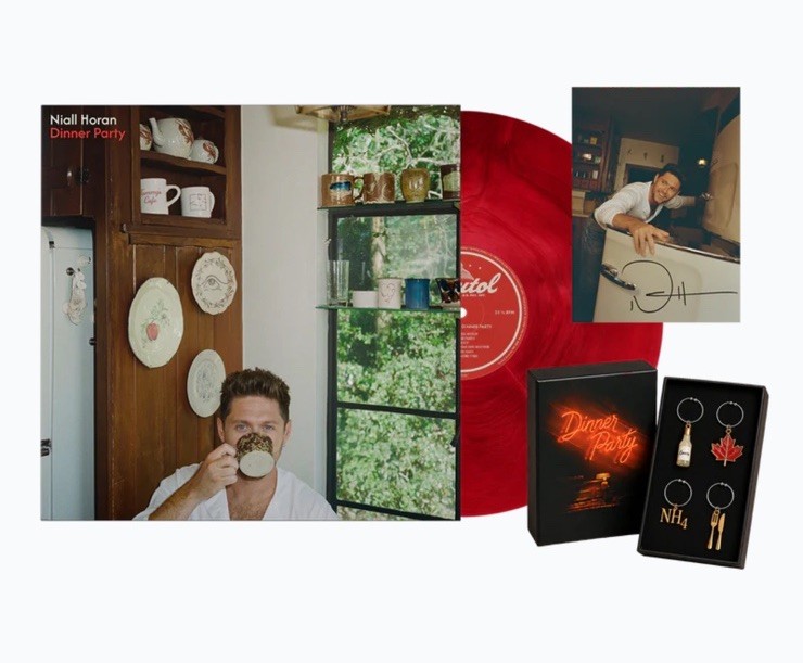 Niall Horan - Dinner Party Canadian Exclusive Ice Wine Vinyl Signed Card Bundle
