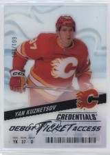 2024 Upper Deck Credentials Acetate Debut Ticket Access /199 Yan Kuznetsov 0il7