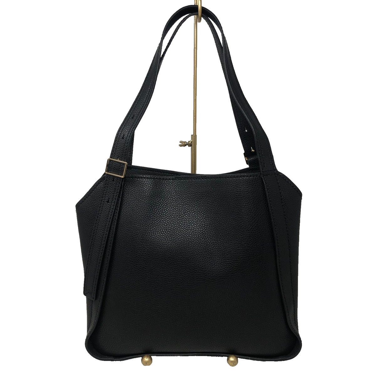 Marc Jacobs The Director Leather Shoulder Bag Black Large Pebbled 