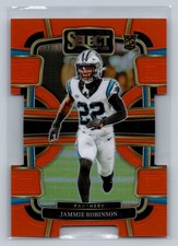 2023 Panini Select Jammie Robinson Orange Prizms Die Cuts #/499 Rookie #15