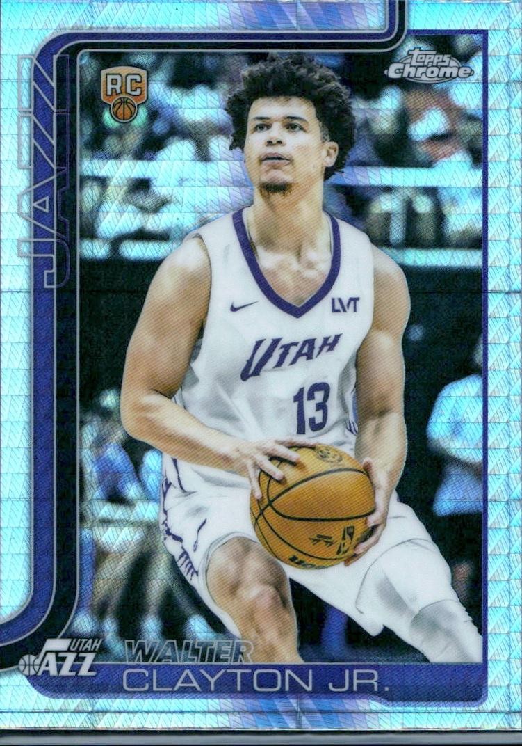 2025-26 Topps Chrome #268 Walter Clayton Jr. Prism Refractor