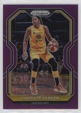2021 Panini Prizm WNBA Purple Prizm 15/99 Candace Parker #76 0n64