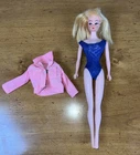 Vintage 60s Hong kong Barbie Bild Lilli Clone Doll 11" W/ 2 Clothes *Read*