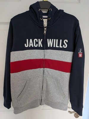 Jungen/Jnr Authentic Jack Wills Kapuzenpullover mit Reißverschluss (Größe 9-10 Jahre)