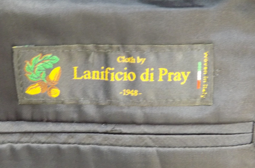 Blazer Jos A Bank Reserve 44L marrone blu gallese a quadri Lanificio lana italiana - Foto 5 di 14