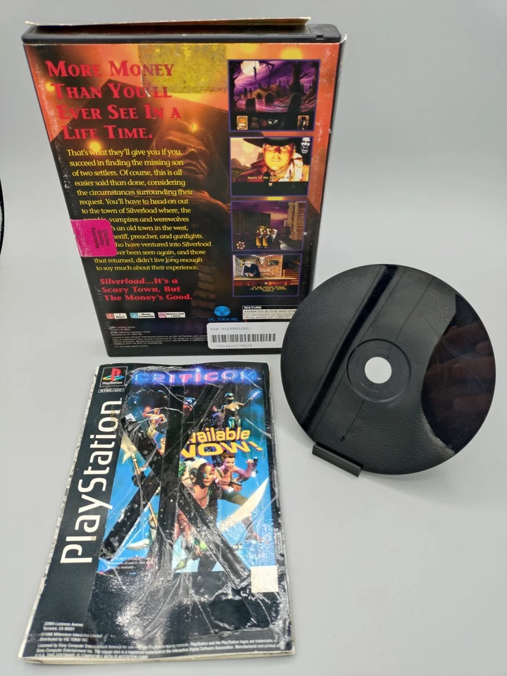 Silverload PlayStation 1 PS1 Long Box CIB Complete In Box Tested Reg Card - Image 2 of 2