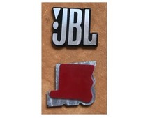 JBL Speaker Decal 3d metal Aluminum Restoration Sticker Logo m137-2