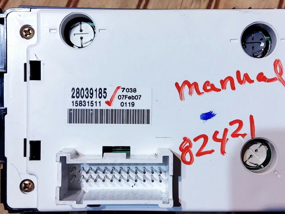 PONTIAC G6 SEDAN A/C CLIMATE CONTROL OEM 2005-2009 - Imagen 4 de 4