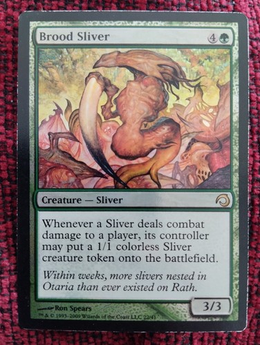 Magic the Gathering BROOD SLIVER FOIL Premium Deck Series: Slivers Rare ...