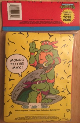 バッグ Re-collection Card Teenage Mutant Ninja Turtles Tote Pack 88 cards 11 Stickers 1989