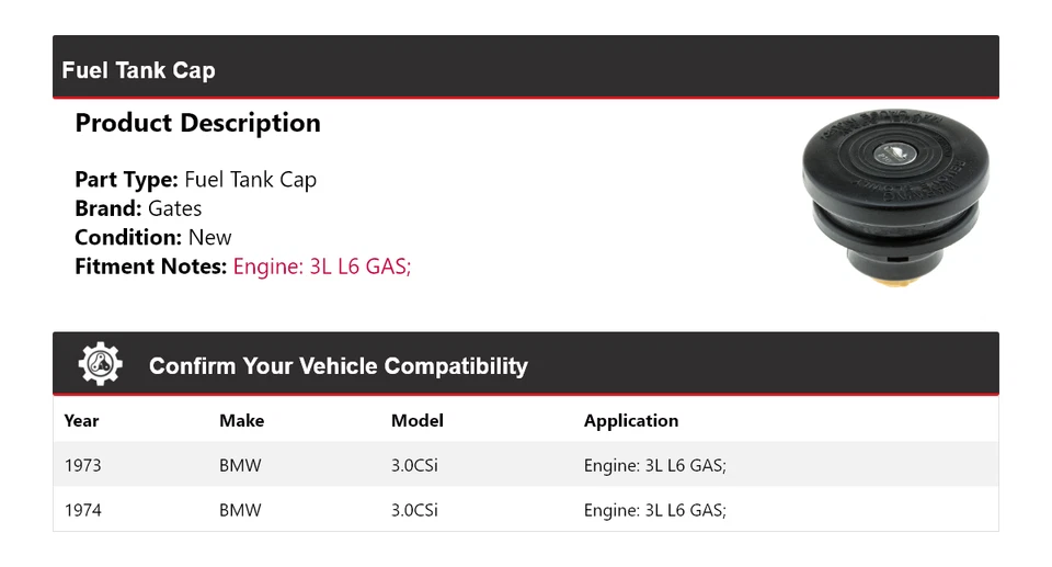 Puertas tapa tanque combustible gas bmw 3.0csi 1973-1974 3L L6 Foto 2 de 4
