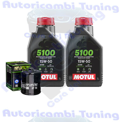 Motul 5100 15W50 Ölwechselset Für Polaris 800 Ranger RZR 2008 Bis 2016