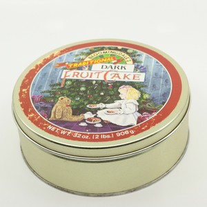 fruit cake storage tins