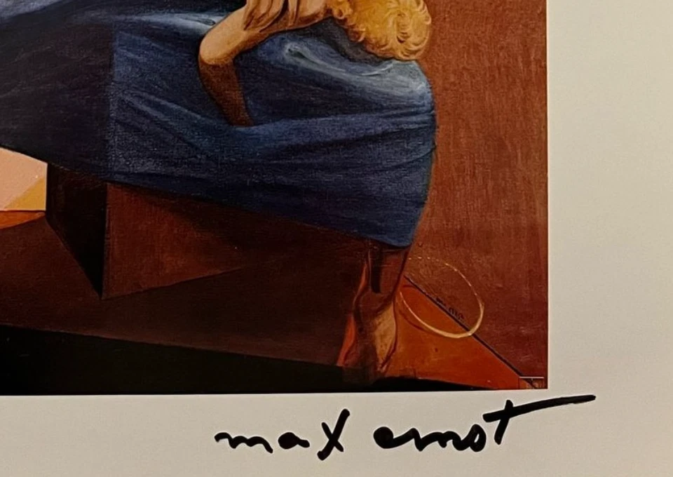 Max Ernst Hand-Signed Original Print With COA and +$3,500 USD Appraisal - image 3 of 4