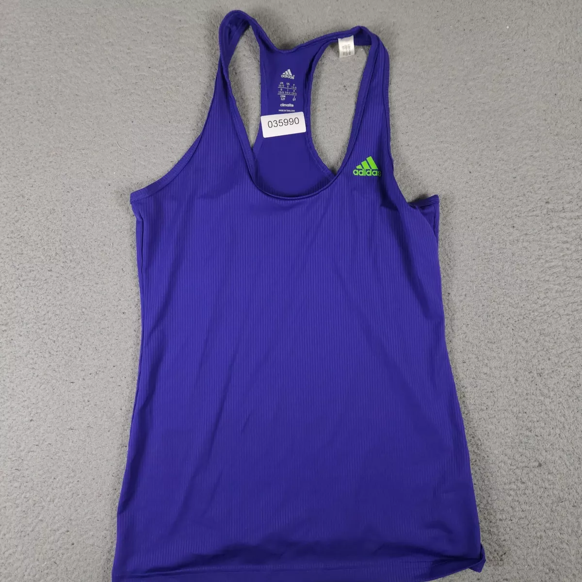 Adidas purple shop tank top