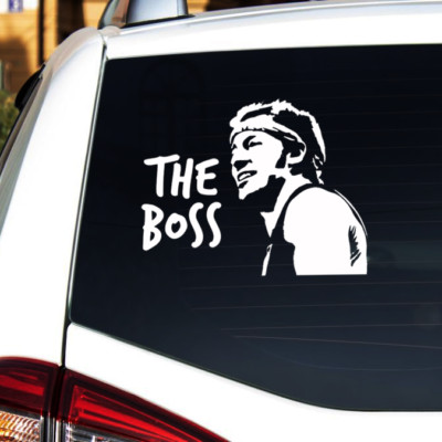 Bruce Springsteen Decal/Sticker, The Boss, SIZE, COLOR, Wall Art ...
