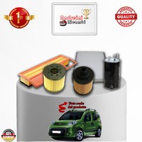 Set Service 4 Filter Fiat Fiorino/Qubo 1.3 Mjt 55KW 75CV Von 2008-