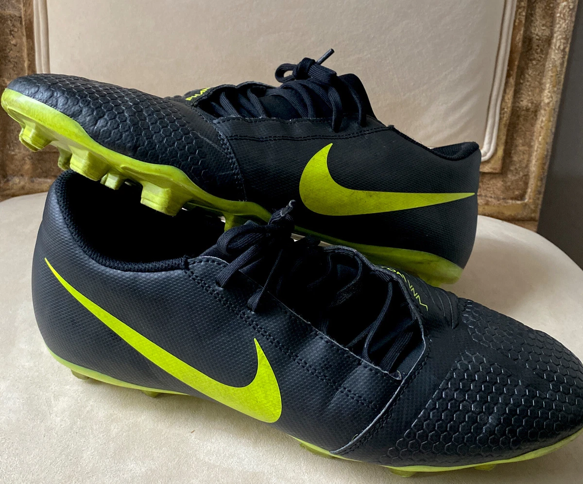 Men Nike Phantom Venom Club FG Soccer Cleats Shoes Black Volt AO0577 007 S 11.5