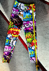 Comic Book Leggings for Women Mid Waisted Workout Pants Explosion Pop Art Print — photo 2