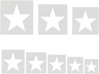 8 PCS Large Star Stencil,Star Stencils Different Sizes, Star Template, Star