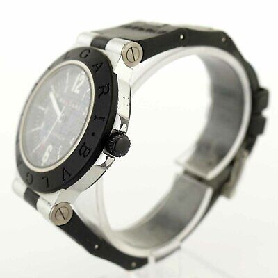 訳あり　ブルガリ BVLGARI ALUMINUM AL38TA BVLGARI - ブルガリ アルミニウム 腕時計 時計 アルミ AL38TA 自動巻き