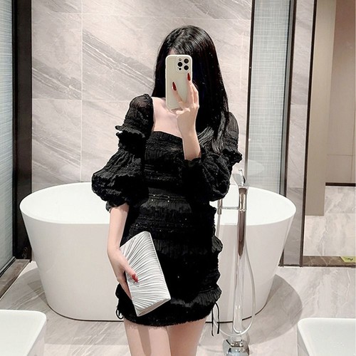 Gold Bright Silk Shoulder Bags Chain Banquet Clutch Evening Bags Wedding - Picture 9 of 15