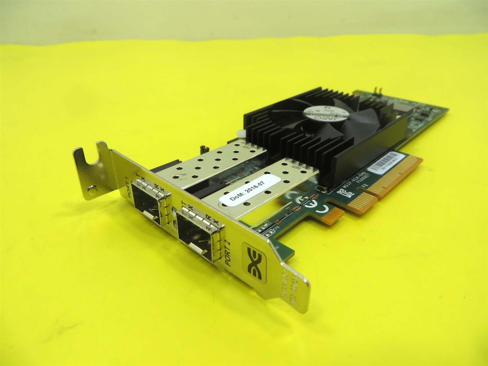 DELL DUAL PORT 10GBE SFP+ PCIE 3.0 X8 NETWORK ADAPTER CARD NTF8N eBay