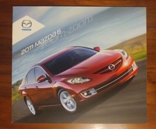 MAZDA 6 BROCHURE 2011 MAZDA 6 SEDAN COLLECTIBLE ADVERTISING ZOOM ZOOM