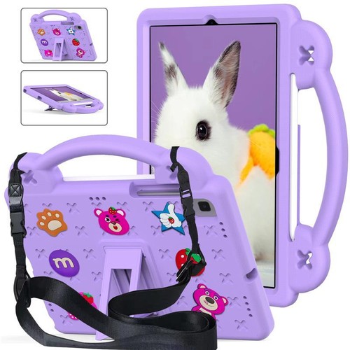 Kids Case For Samsung Galaxy Tab A7 10.4 S6 Lite S5E S6 Tablet Stand Strap Cover - Picture 16 of 19