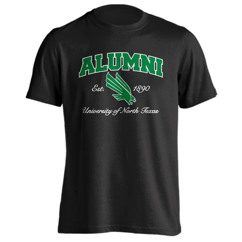 University of North Texas UNT Mean Green Alumni Logo Tee Short Sleeve T- Shirt | eBay