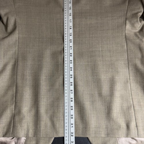 Hart Schaffner & Marx Suit 42L 33W Mens Brown Check Wool - Picture 12 of 16