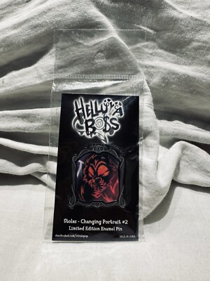 Helluva Boss Stolas Lenticular Changing Portrait #2 Emaille Pin