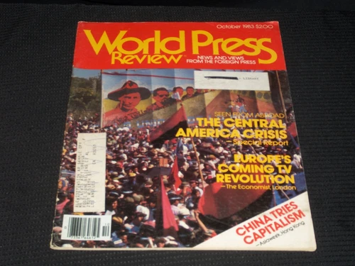 1983 OCTOBER WORLD PRESS REVIEW MAGAZINE - CENTRAL AMERICA CRISIS COVER - E 339