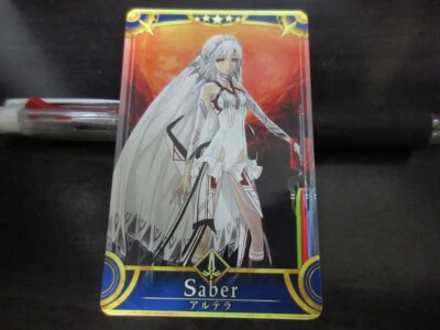 FGO Fate Grand Order Arcade Card Servant Altera Saber a - Image 1 of 2