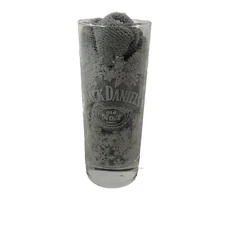 Jack Daniels Old No. 7 Christmas Snowflake 6" Highball Glass Single Shot Glass